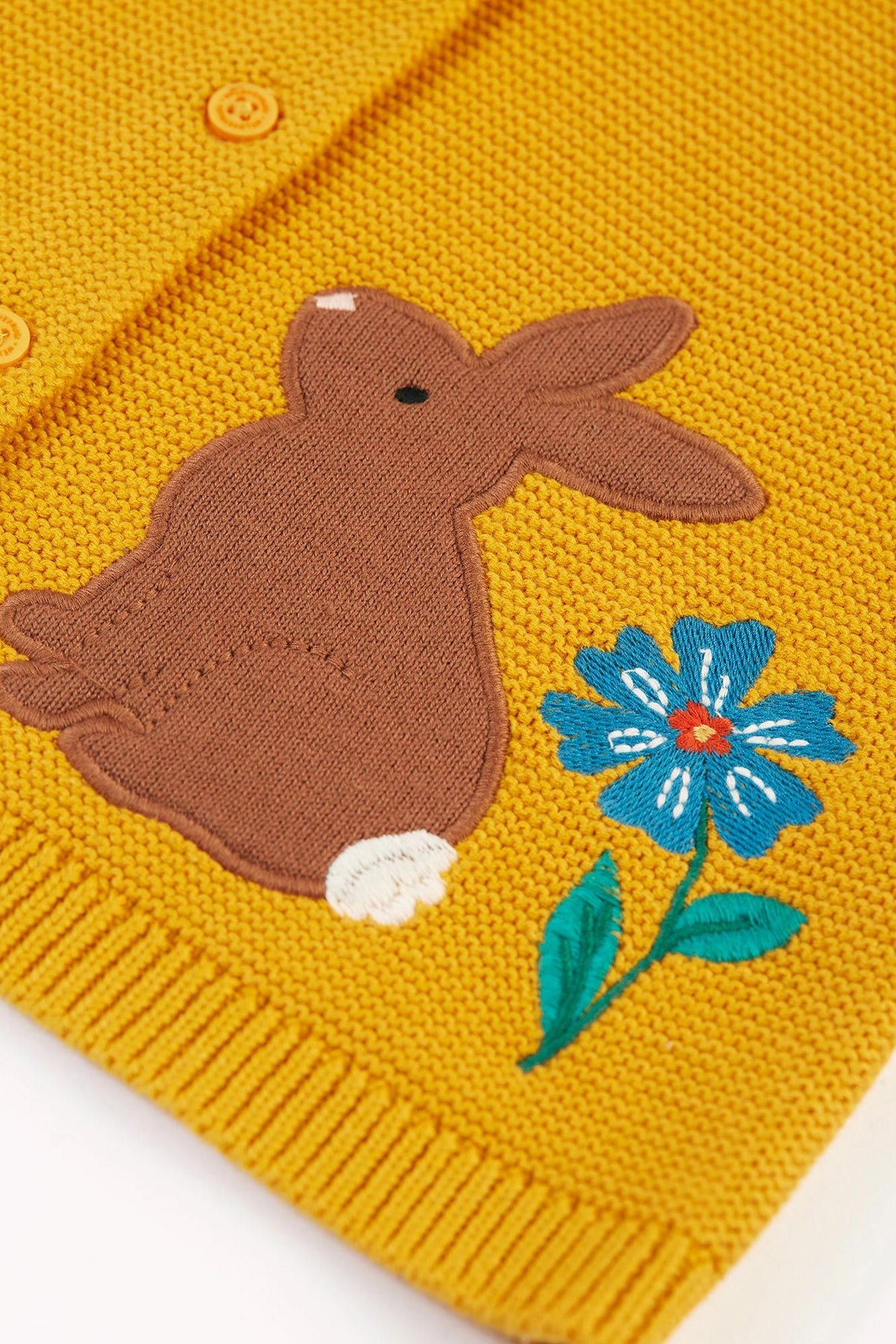 Frugi Colby Cardigan 500147A4gauf Autumn Friends Clothing 2-3YRS / Yellow,3-4YRS / Yellow,4-5YRS / Yellow,5-6YRS / Yellow