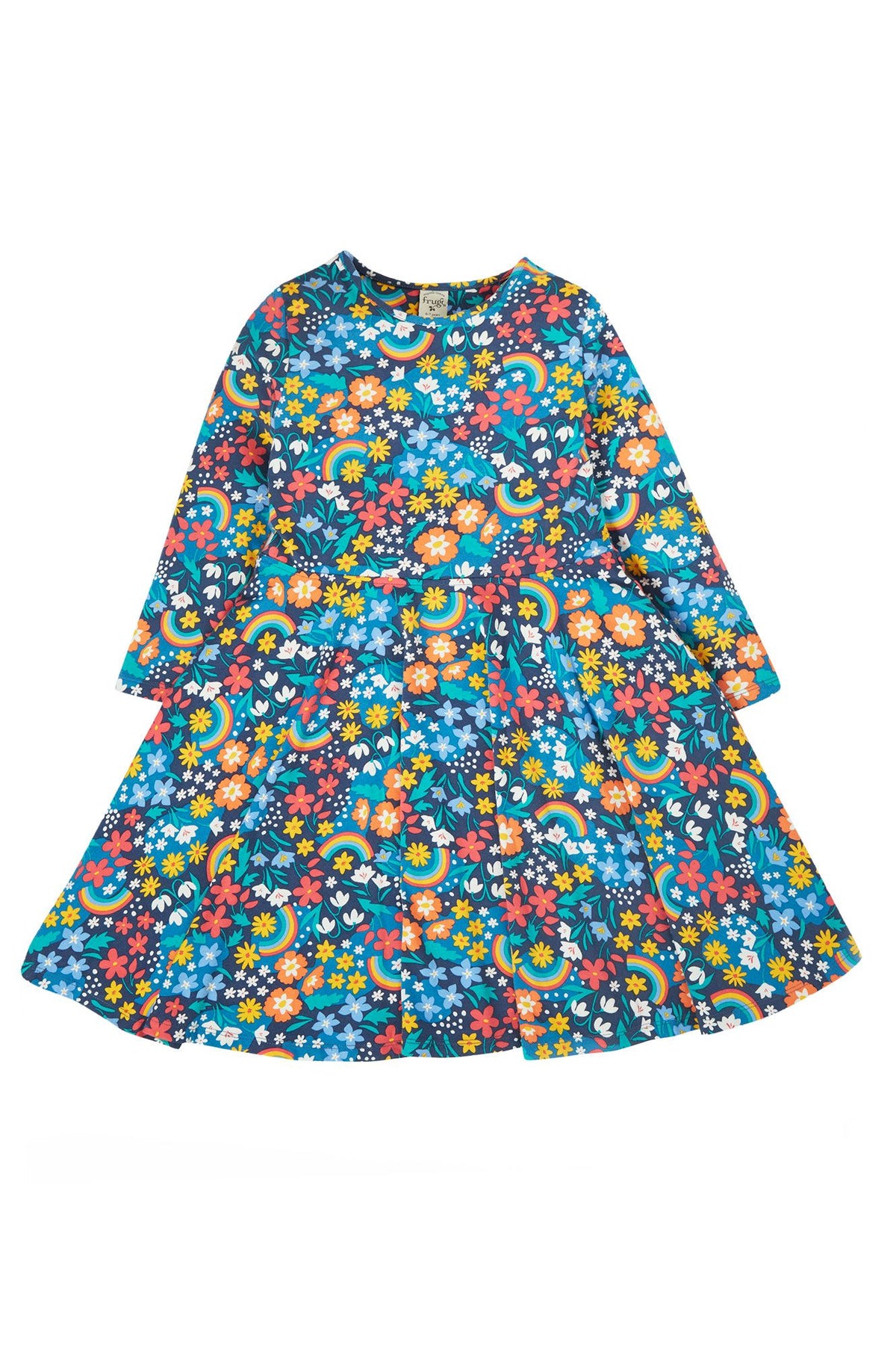 Frugi Sofia Skater Dress 500028A4wthd Winter Hedgerow Clothing 2-3YRS / Multi,3-4YRS / Multi,4-5YRS / Multi,5-6YRS / Multi,6-7YRS / Multi,7-8YRS / Multi,8-9YRS / Multi