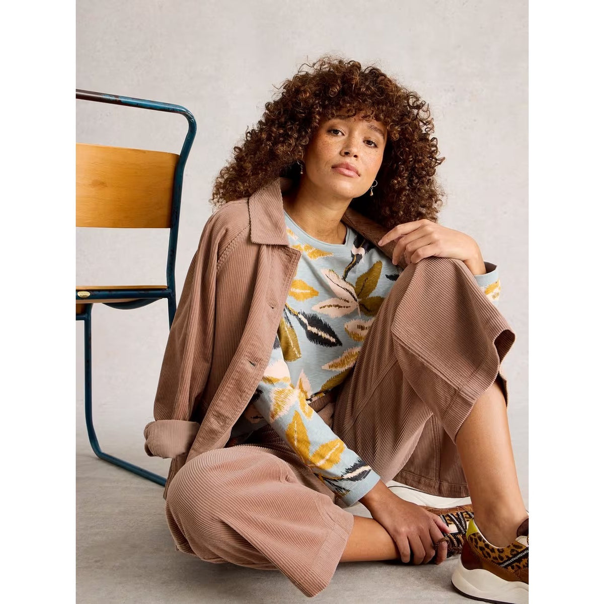 White Stuff Womens Clara T-Shirt 444317 Blue Print Clothing UK8 / Blue,UK10 / Blue,UK12 / Blue,UK14 / Blue,UK16 / Blue,UK18 / Blue