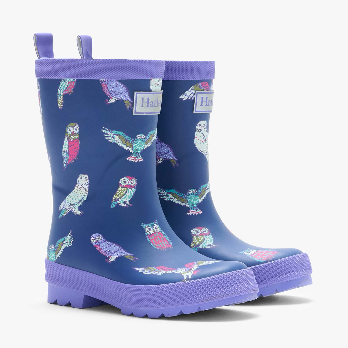 Hatley Colourful Owls Wellingtons