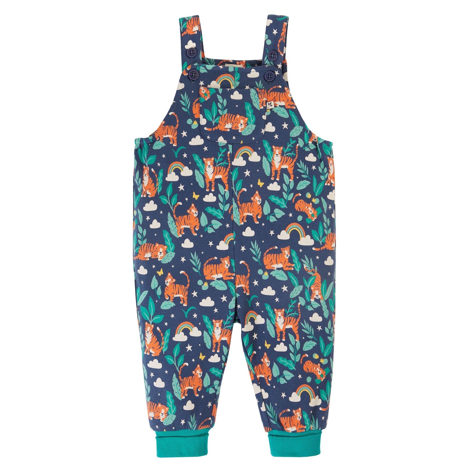 Frugi Parsnip Dungaree 500059A4roar Roarsome Clothing 3-6M / Indigo,6-9M / Indigo,9-12M / Indigo,12-18M / Indigo