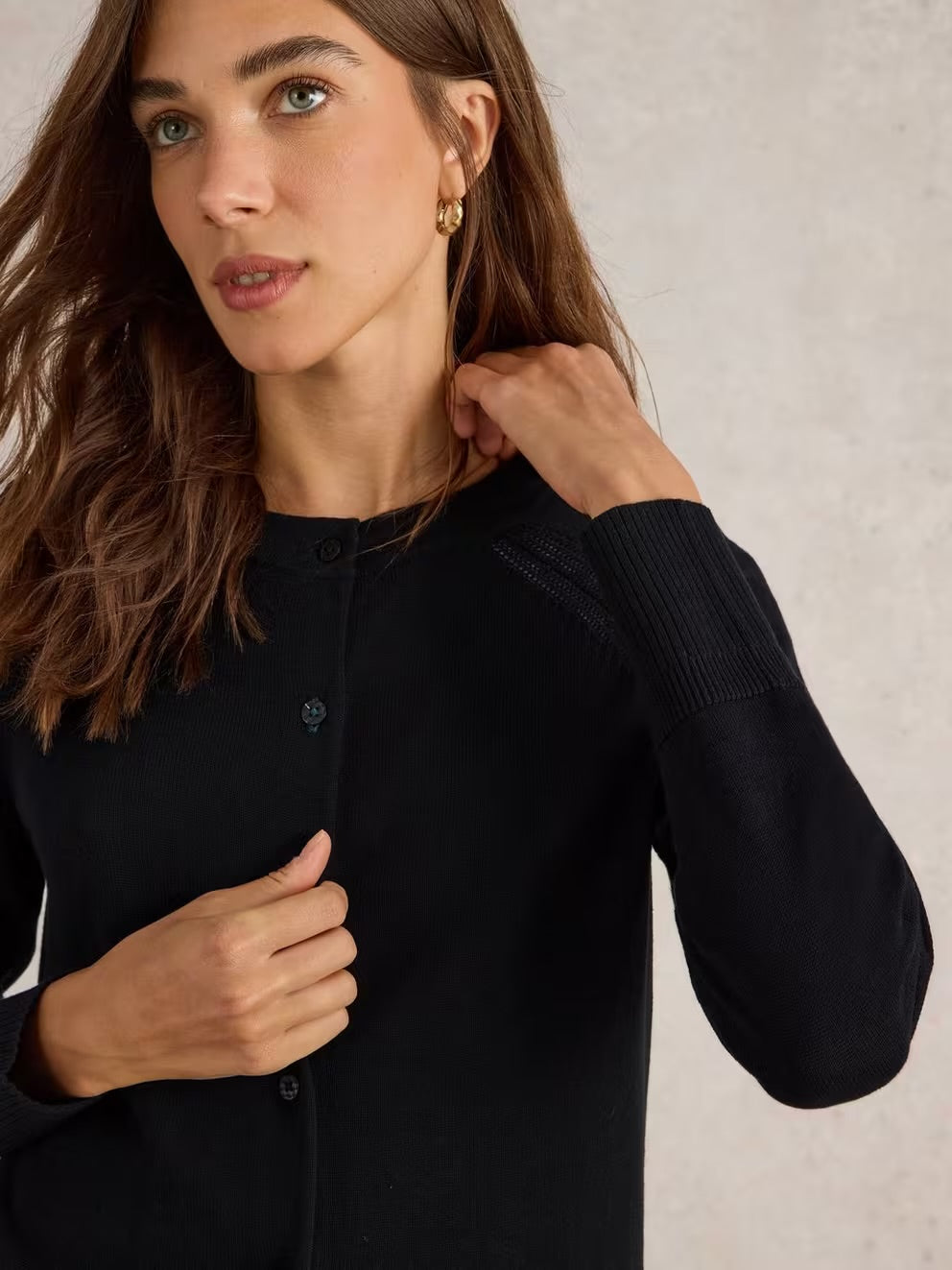 White Stuff Womens Lulu Cardigan 439667 Black Clothing UK8 / Black,UK10 / Black,UK12 / Black,UK14 / Black,UK16 / Black,UK18 / Black