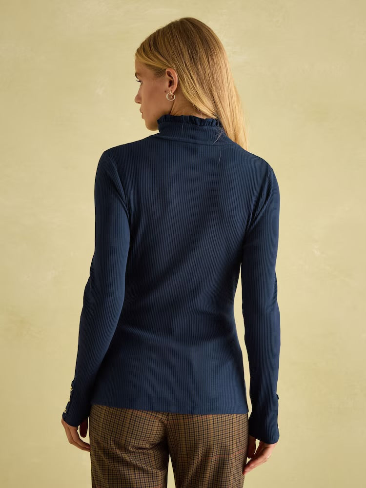 Joules Womens Amy Top Q94434 Navy Clothing UK10 / Navy,UK12 / Navy,UK14 / Navy,UK16 / Navy