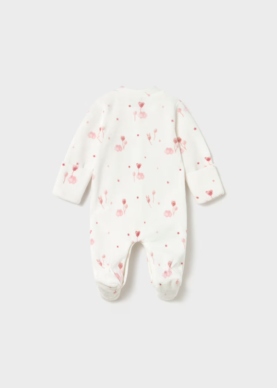 Mayoral Baby Sleepsuit 2761 Pale Pink Print Clothing NEWBORN / White,0-1M / White,1-2M / White,2-4M / White,4-6M / White,6-9M / White