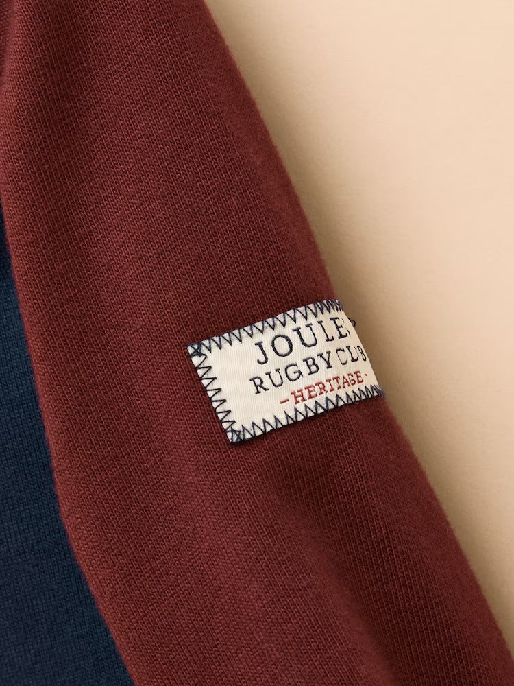 Joules Boys Oneside Rugby Shirt Ay5099 Harlequin Clothing 8YRS / Multi,10YRS / Multi,12YRS / Multi