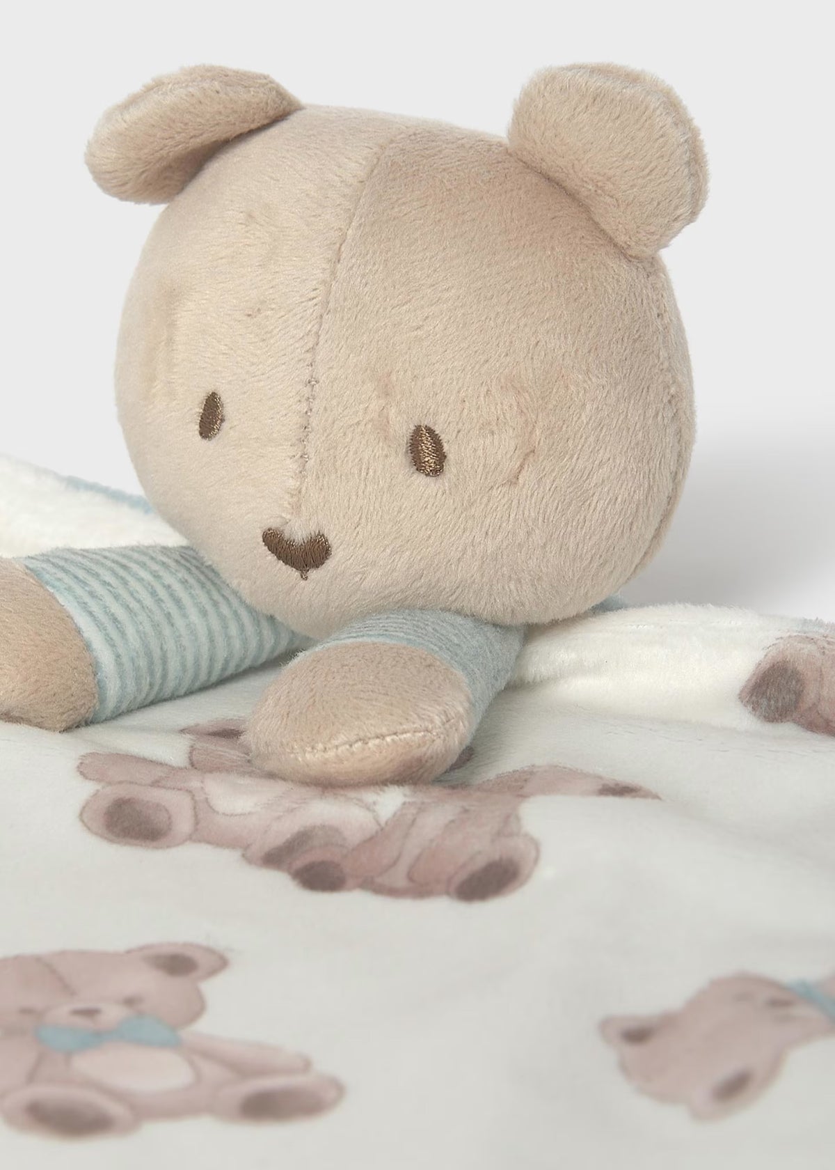Mayoral Baby Comforter 9151 Blue Teddy