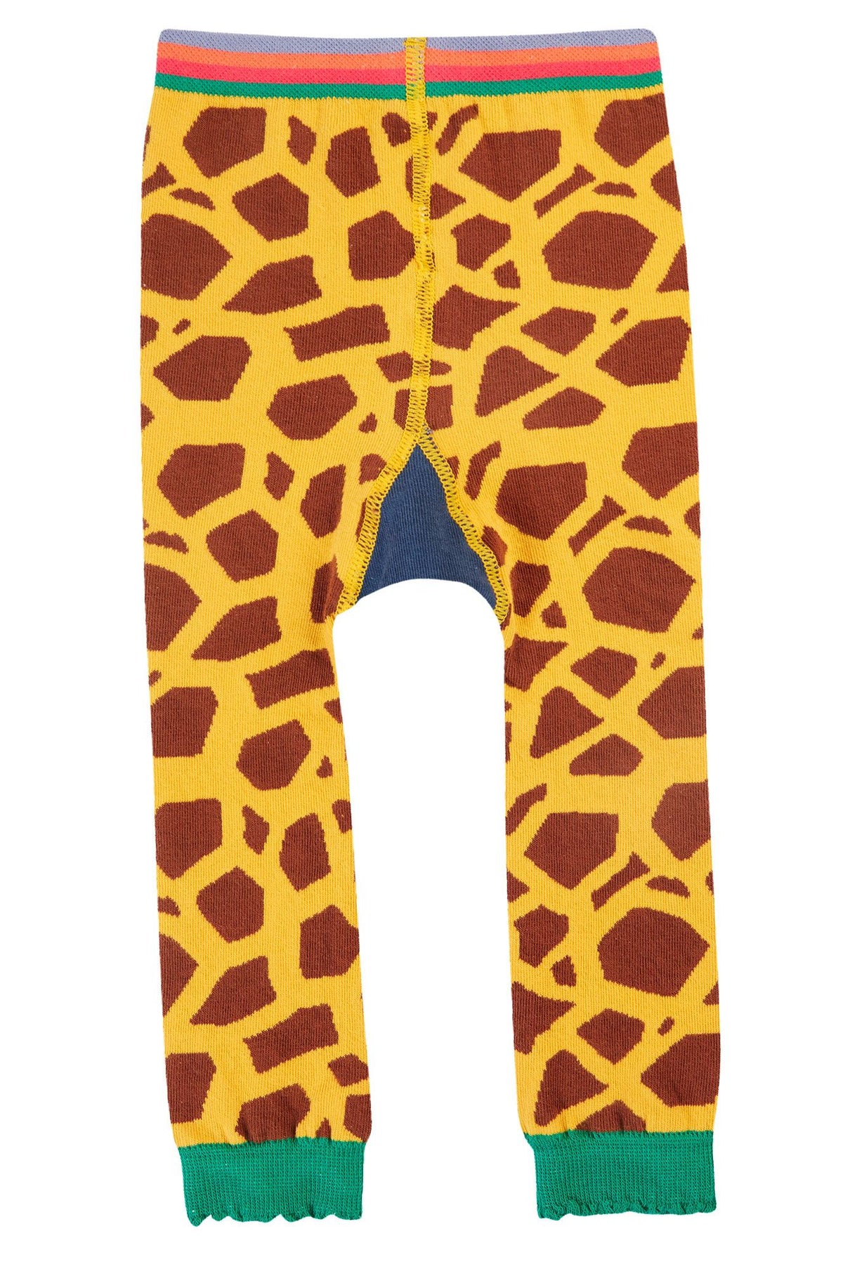 Frugi Infant Knitted Leggings 500086A4gfpr Giraffe Clothing 0-6M / Multi,6-12M / Multi,1-2YRS / Multi
