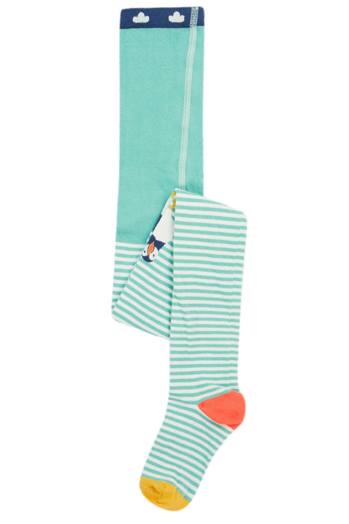 Frugi Norah Tights 500065A4mspf Puffin Clothing 2-4YRS / Seagrass,4-6YRS / Seagrass,6-8YRS / Seagrass,8-10YRS / Seagrass