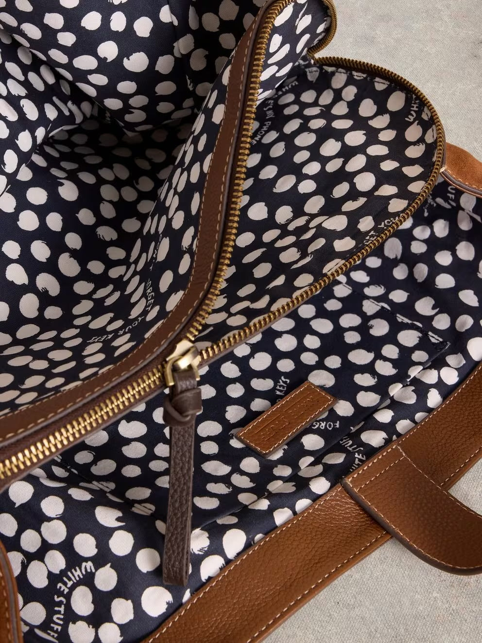 White Stuff Womens Hettie Tote Bag 444552 Tan Accessories ONE SIZE / Tan