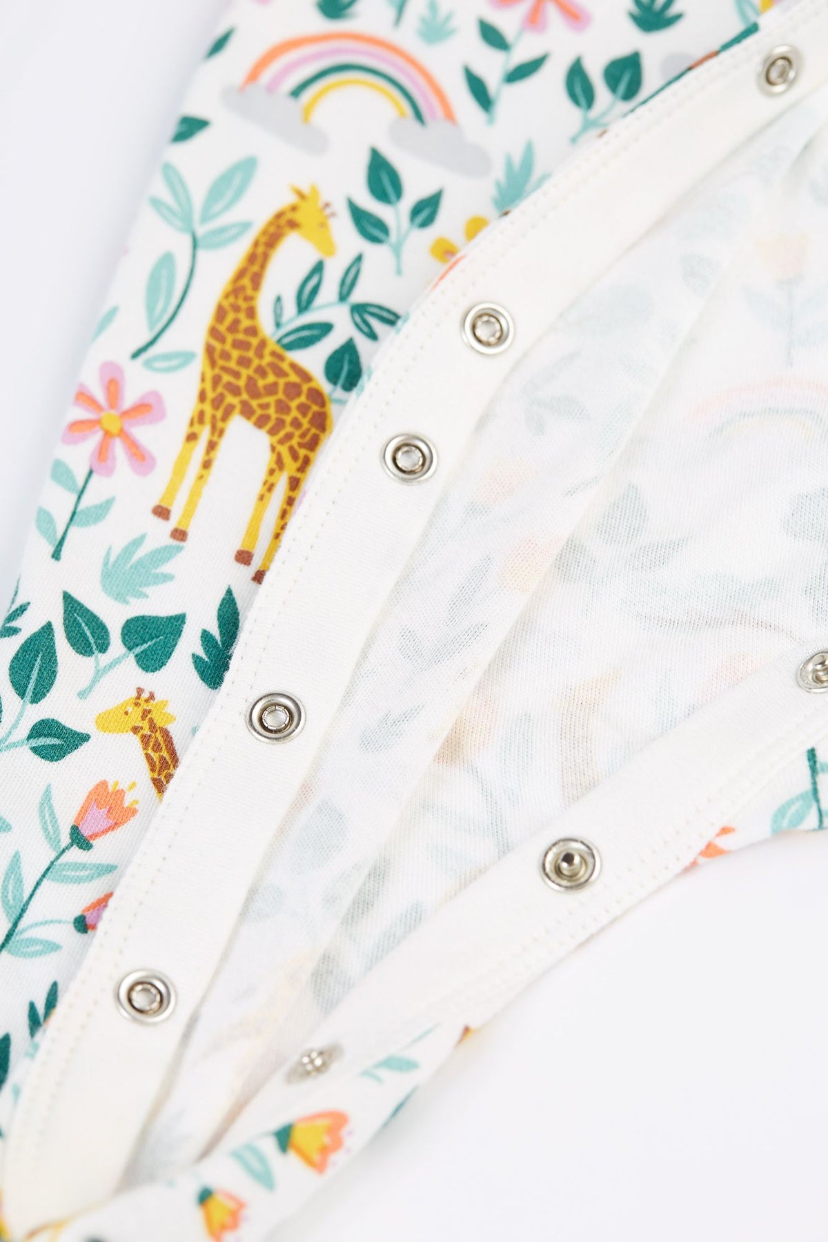 Frugi Lovely Babygrow 500078A4swgf Giraffes Clothing NEWBORN / Multi,0-3M / Multi,3-6M / Multi,6-9M / Multi