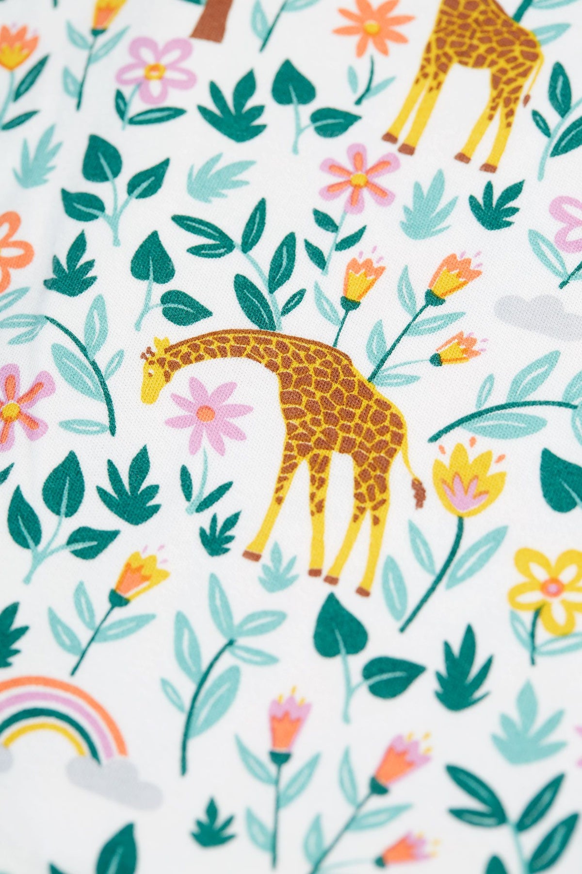 Frugi Lovely Babygrow 500078A4swgf Giraffes Clothing NEWBORN / Multi,0-3M / Multi,3-6M / Multi,6-9M / Multi