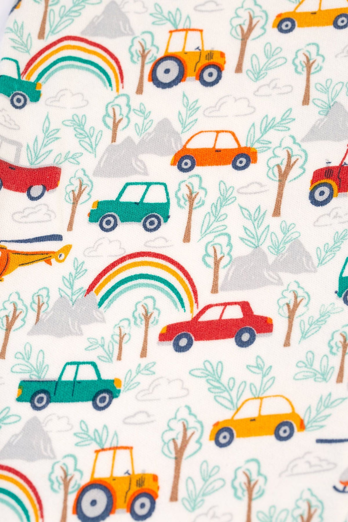 Frugi Lovely Babygrow 500078A4ltgo Lets Go Clothing NEWBORN / Multi,0-3M / Multi,3-6M / Multi,6-9M / Multi