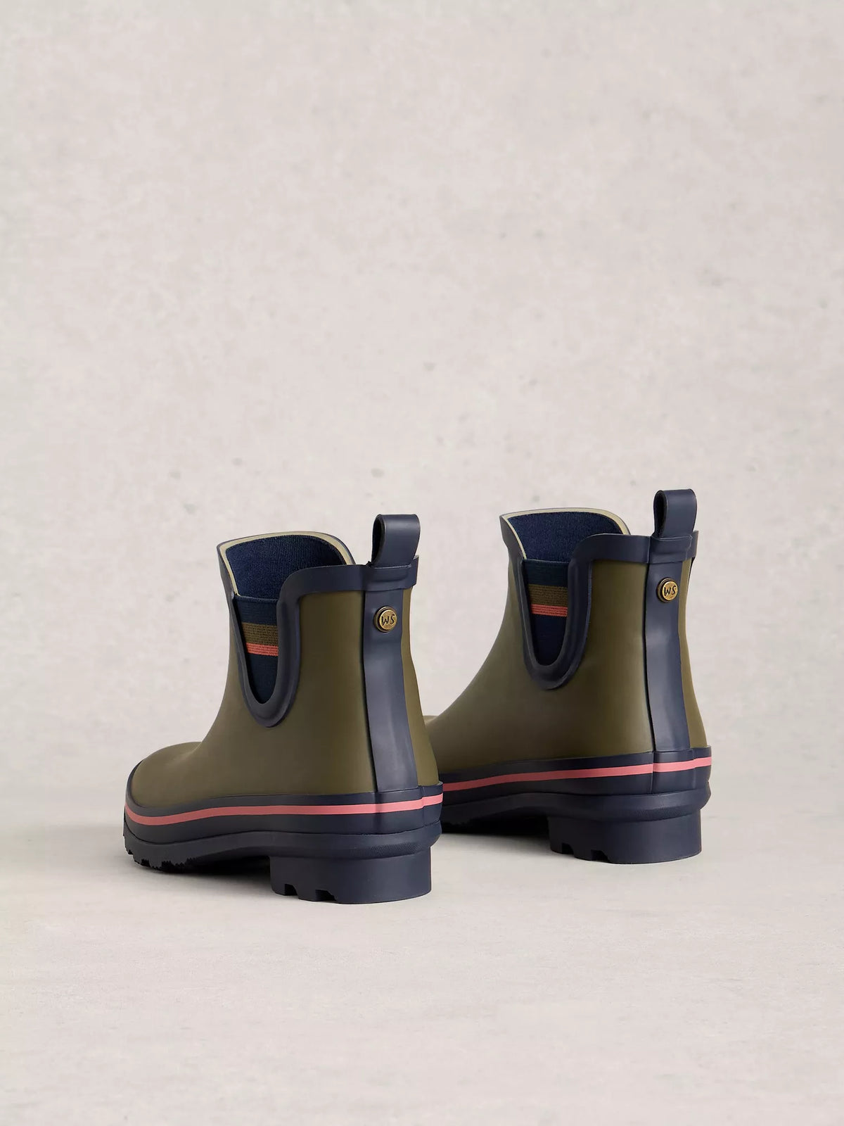 White Stuff Womens Welly Boots 446365 Khaki