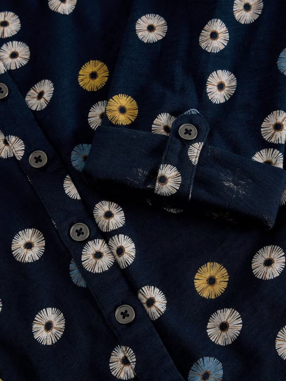 White Stuff Annie Shirt 447101 Navy Print