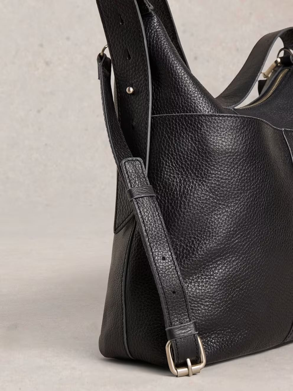 White Stuff Womens Sophia Leather Bag 444908 Black Accessories ONE SIZE / Black