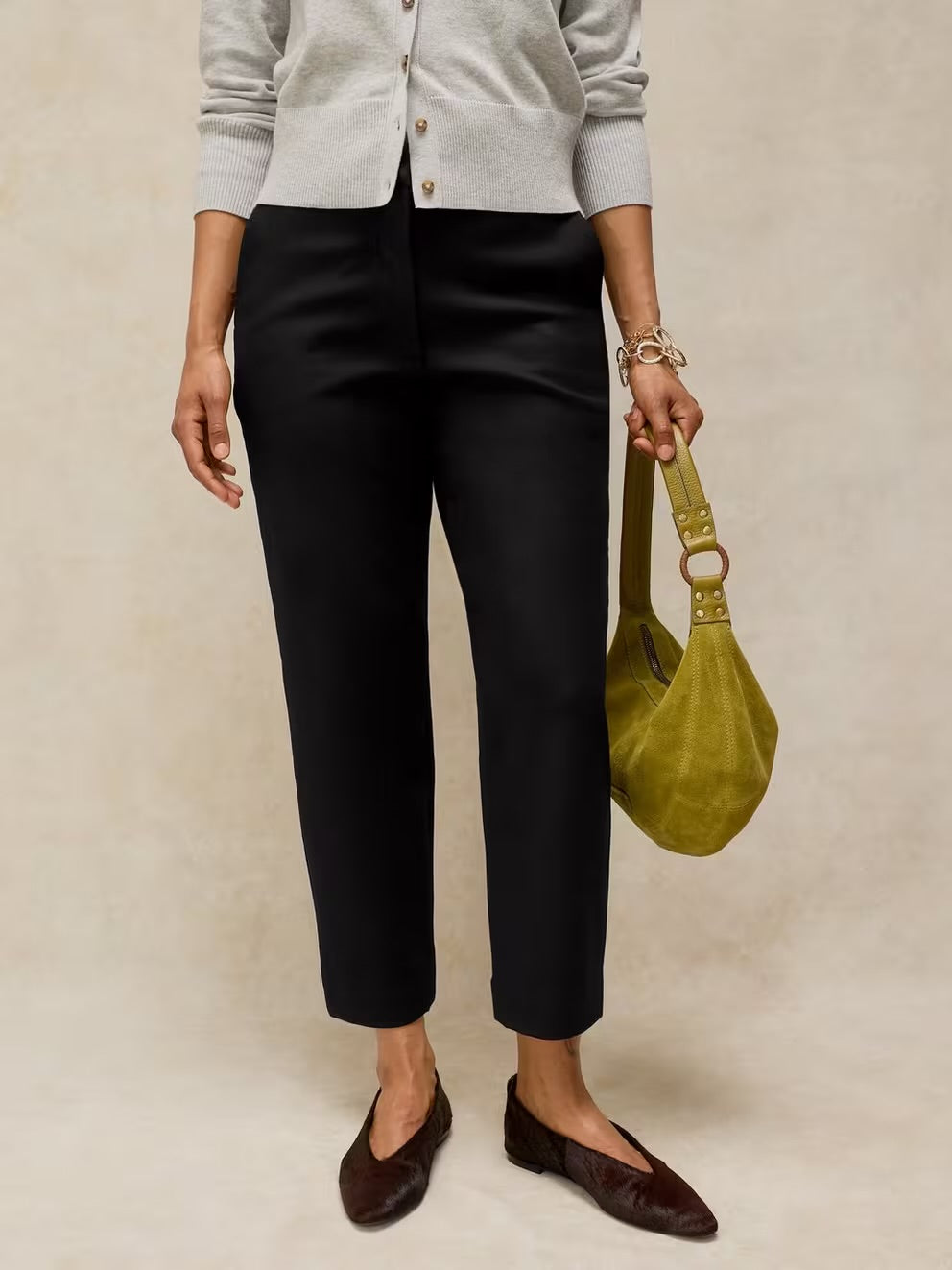 White Stuff Womens Illy Crop Trousers 446857 Black