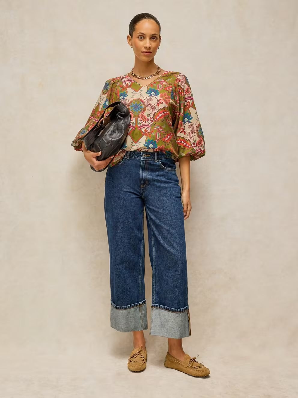 White Stuff Womens Matilda Top 447010 Chartreuse Print