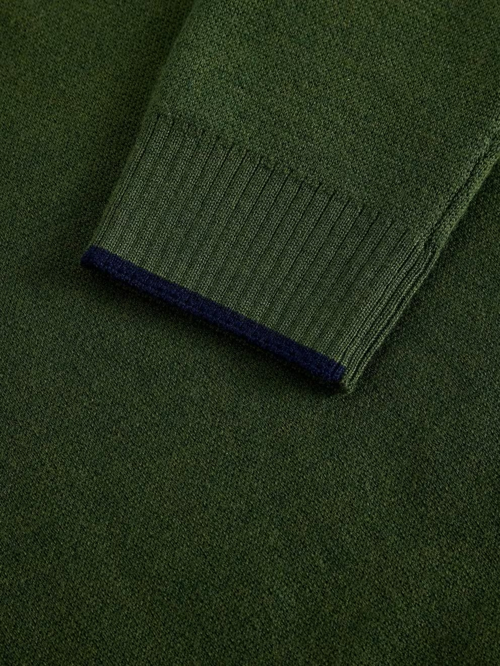 White Stuff Mens Newport Quarter Zip 445516 Khaki Clothing S / Khaki,M / Khaki,L / Khaki,XL / Khaki,XXL / Khaki