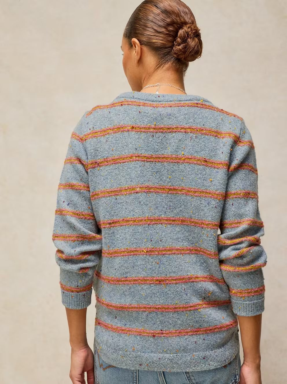 White Stuff Womens Talia Nep Stripe Jumper 446749