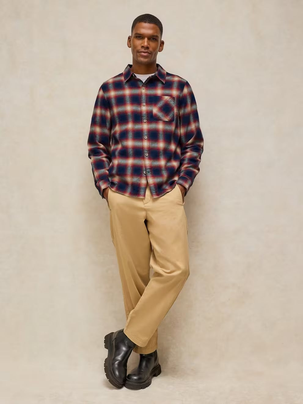 White Stuff Ludlow Check Shirt 446669 Navy