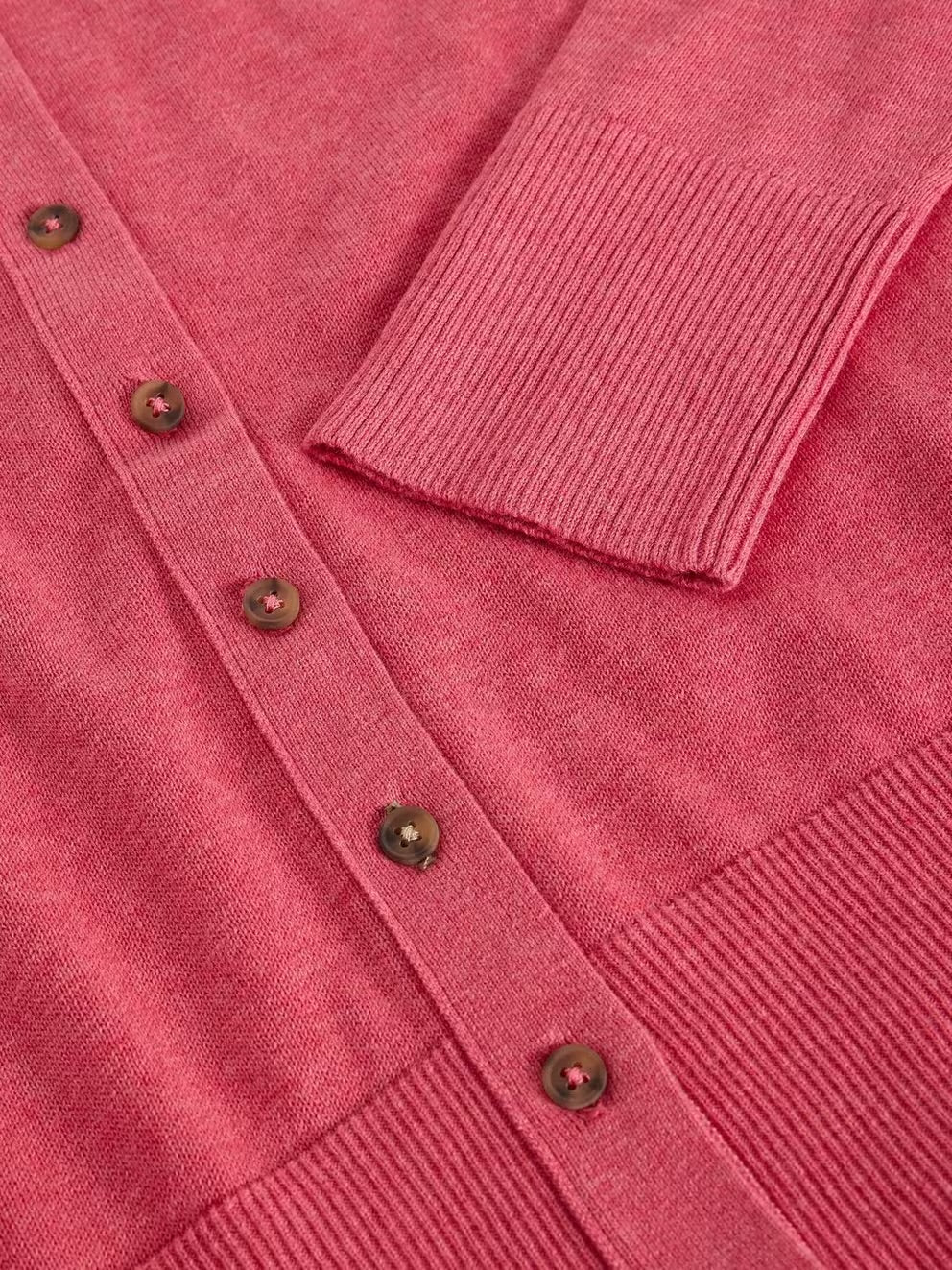 White Stuff Womens Lois Cardigan 446740 Mid Pink