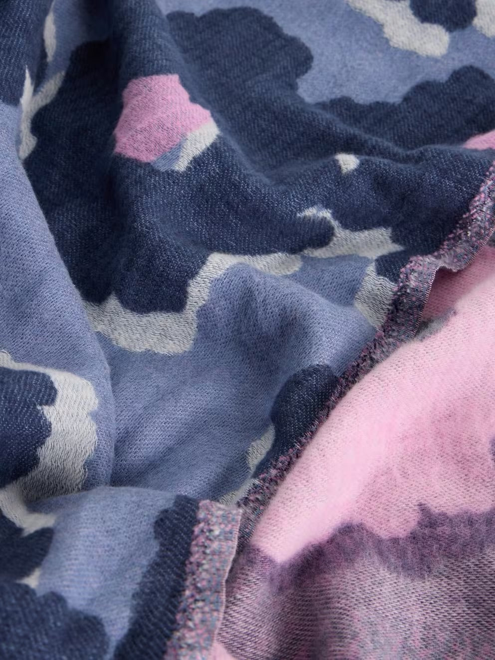 White Stuff Womens Selma Scarf 446620 Blue Print