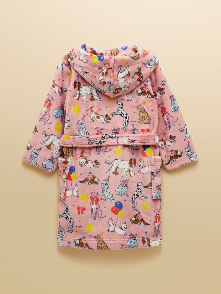 Joules Gls Dressing Gown Ay5476 Pink Dogs Clothing 3-4YRS / Pink,5-6YRS / Pink,7-8YRS / Pink,9-10YRS / Pink,11-12YRS / Pink