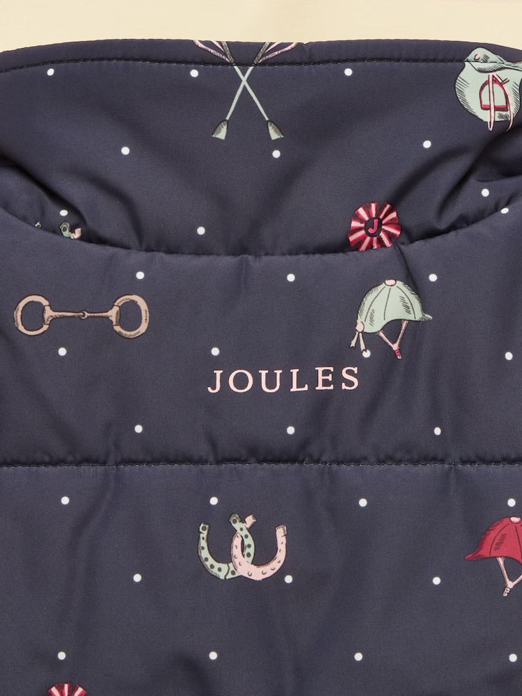Joules Girls Atwell Reversible Gilet An2919 Horses Clothing 4YRS / Navy,5YRS / Navy,6YRS / Navy,8YRS / Navy,10YRS / Navy,12YRS / Navy
