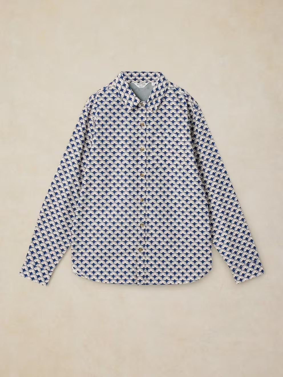White Stuff Mens Finsbury Shirt 446964 Blue Print Clothing S / Blue,M / Blue,L / Blue,XL / Blue,XXL / Blue