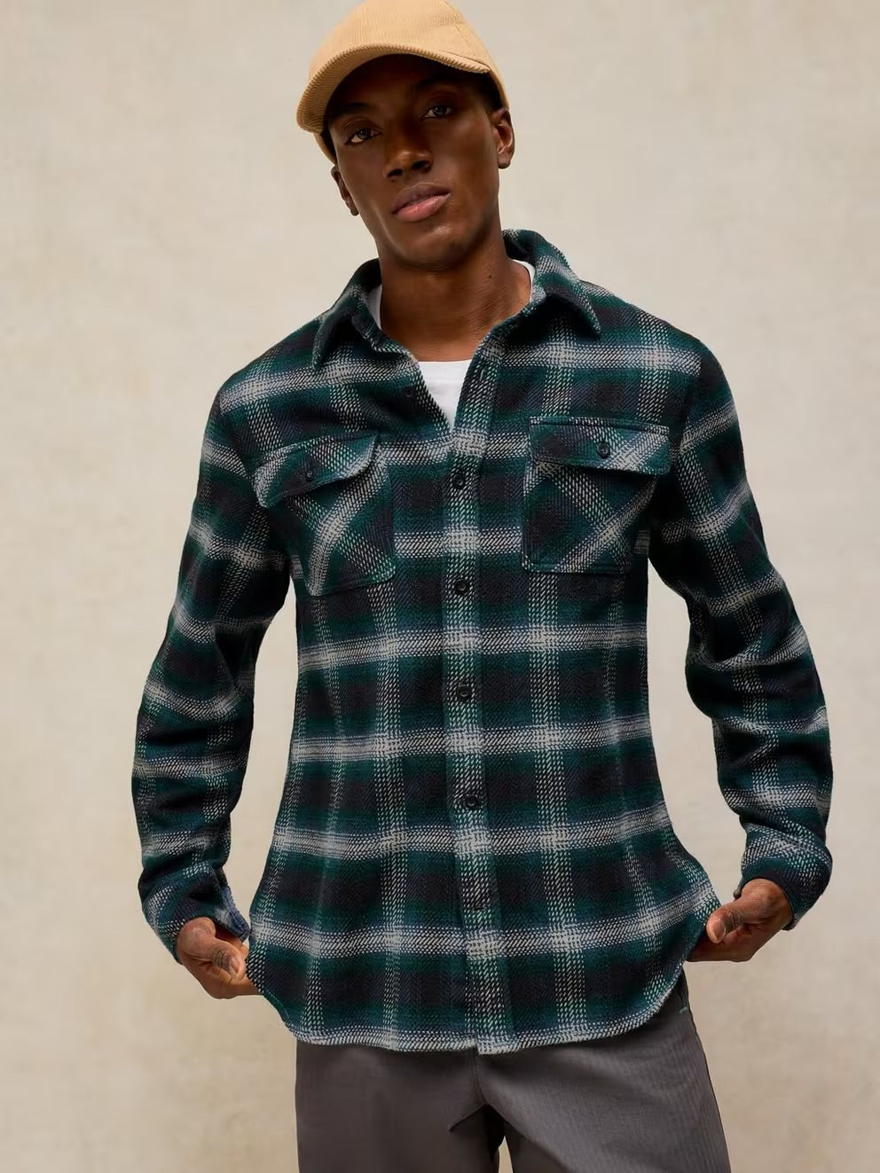 White Stuff Mens Darwen Check Shirt 446678 Teal Multi Clothing S / Teal,M / Teal,L / Teal,XL / Teal,XXL / Teal