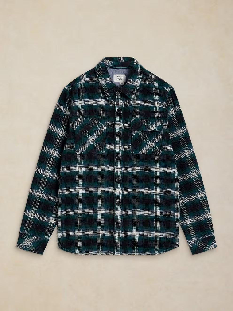White Stuff Mens Darwen Check Shirt 446678 Teal Multi Clothing S / Teal,M / Teal,L / Teal,XL / Teal,XXL / Teal