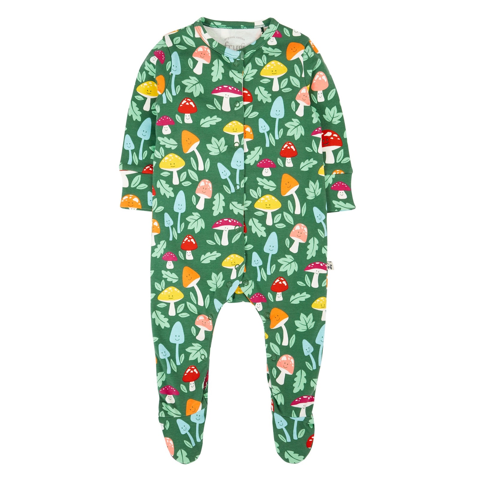 Frugi Lovely Sleepsuit 500078A5fugu Fun-Guys Clothing NEWBORN / Green,0-3M / Green,3-6M / Green,6-9M / Green