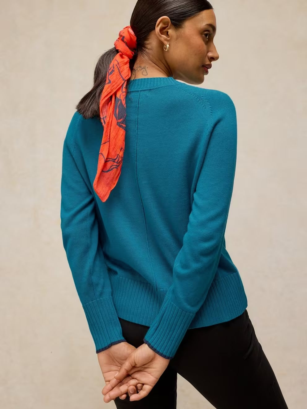 White Stuff Womens Sienna Jumper 446713 Mid Teal Clothing UK8 / Teal,UK10 / Teal,UK12 / Teal,UK14 / Teal,UK16 / Teal,UK18 / Teal