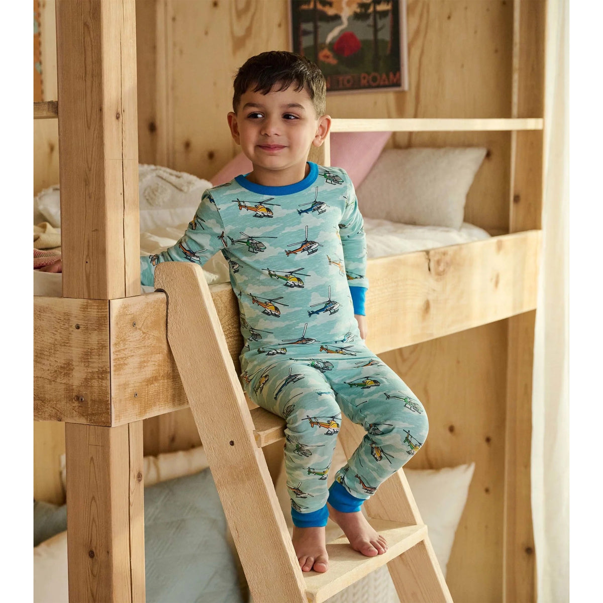 Hatley Helicopters Pj Set S24hhk1789 Clothing 3YRS / Blue,4YRS / Blue,5YRS / Blue,6YRS / Blue,7YRS / Blue,8YRS / Blue,10YRS / Blue,12YRS / Blue