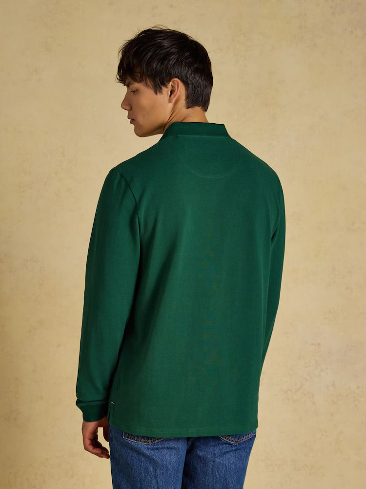 Joules Mens Woody Ls Polo Y95-870 Green Clothing M / Green,L / Green,XL / Green,XXL / Green