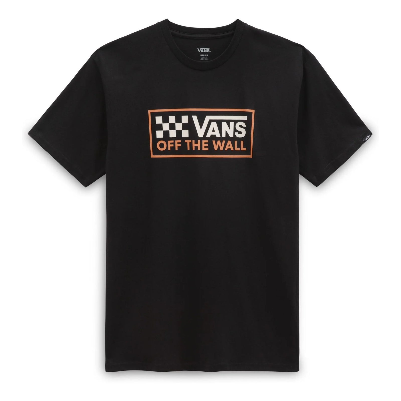 Vans Vans Mens Wrecked Angled T-Shirt Vn000afjblkaw23 Clothing XS ADULT / Black,SMALL ADULT / Black,MEDIUM ADULT / Black