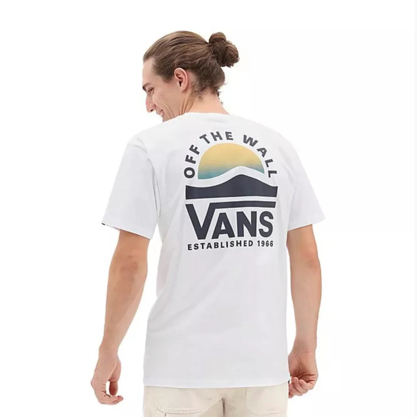 Vans Vans Mens Sideset T-Shirt Vn00055nwhtaw23 Clothing XS ADULT / White,SMALL ADULT / White,MEDIUM ADULT / White