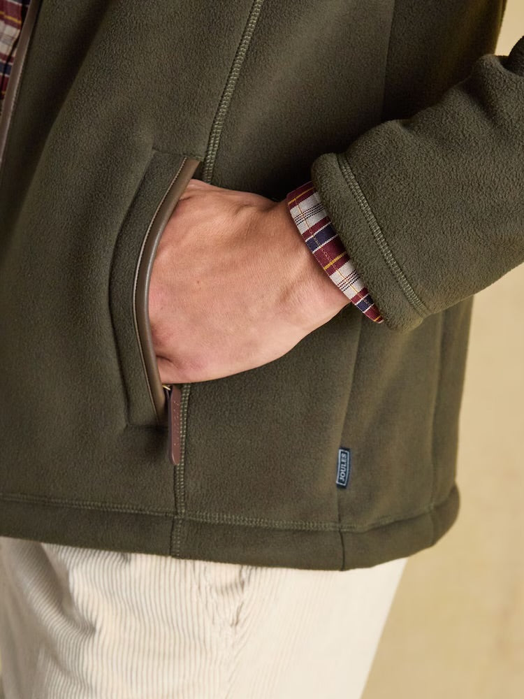 Joules Mens Heritage Zip Fleece Au7-274 Khaki Clothing M / Khaki,L / Khaki,XL / Khaki,XXL / Khaki
