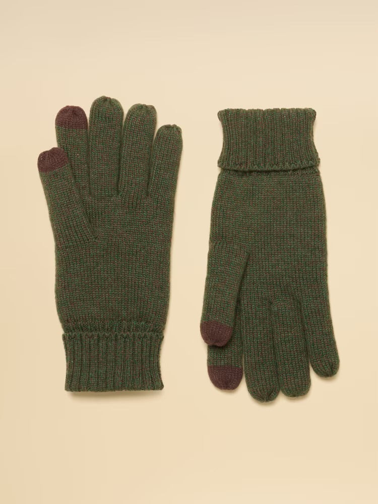 Joules Mens Hammond Gloves G13-688 Green Clothing S-M / Green,M-L / Green