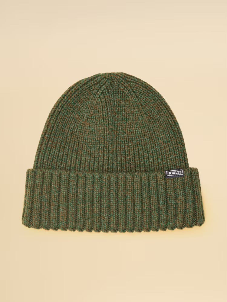 Joules Mens Hammond Beanie G13-672 Green Clothing ONE SIZE / Green