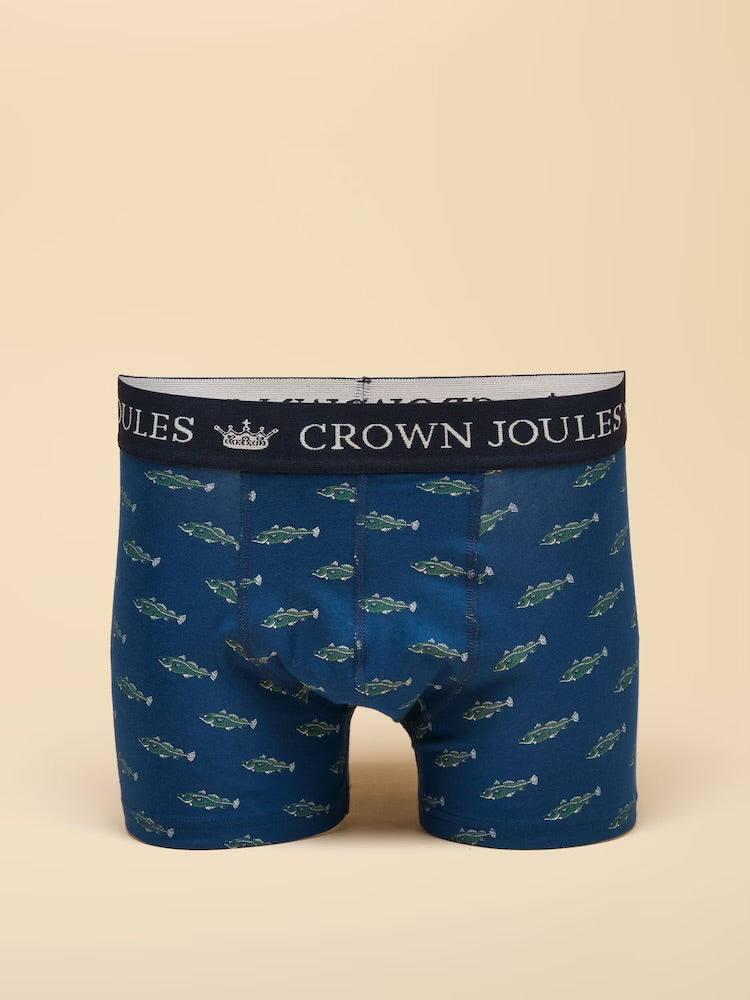 Joules Mens 2 Pack Boxer Shorts G48-164 Oh My Cod Grey Clothing S / Grey,M / Grey,L / Grey,XL / Grey