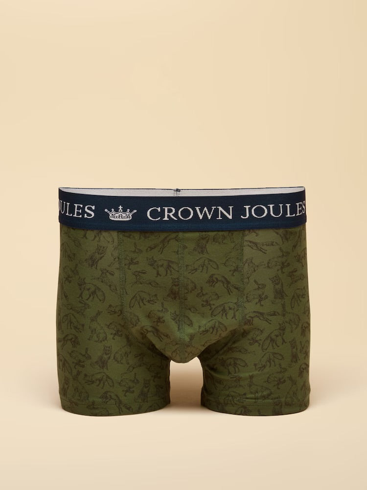Joules Mens 2 Pack Boxer Shorts G48-163 No Fox Given Clothing S / Navy,M / Navy,L / Navy,XL / Navy