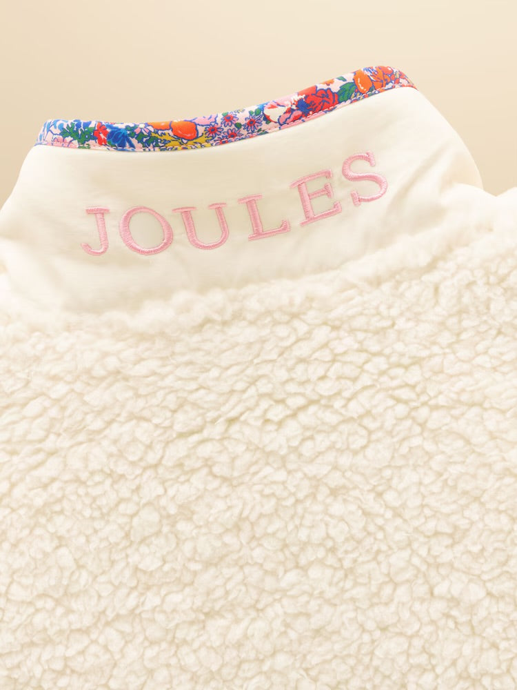 Joules Girls Tilly Zip Fleece Jacket V45-843 Khaki