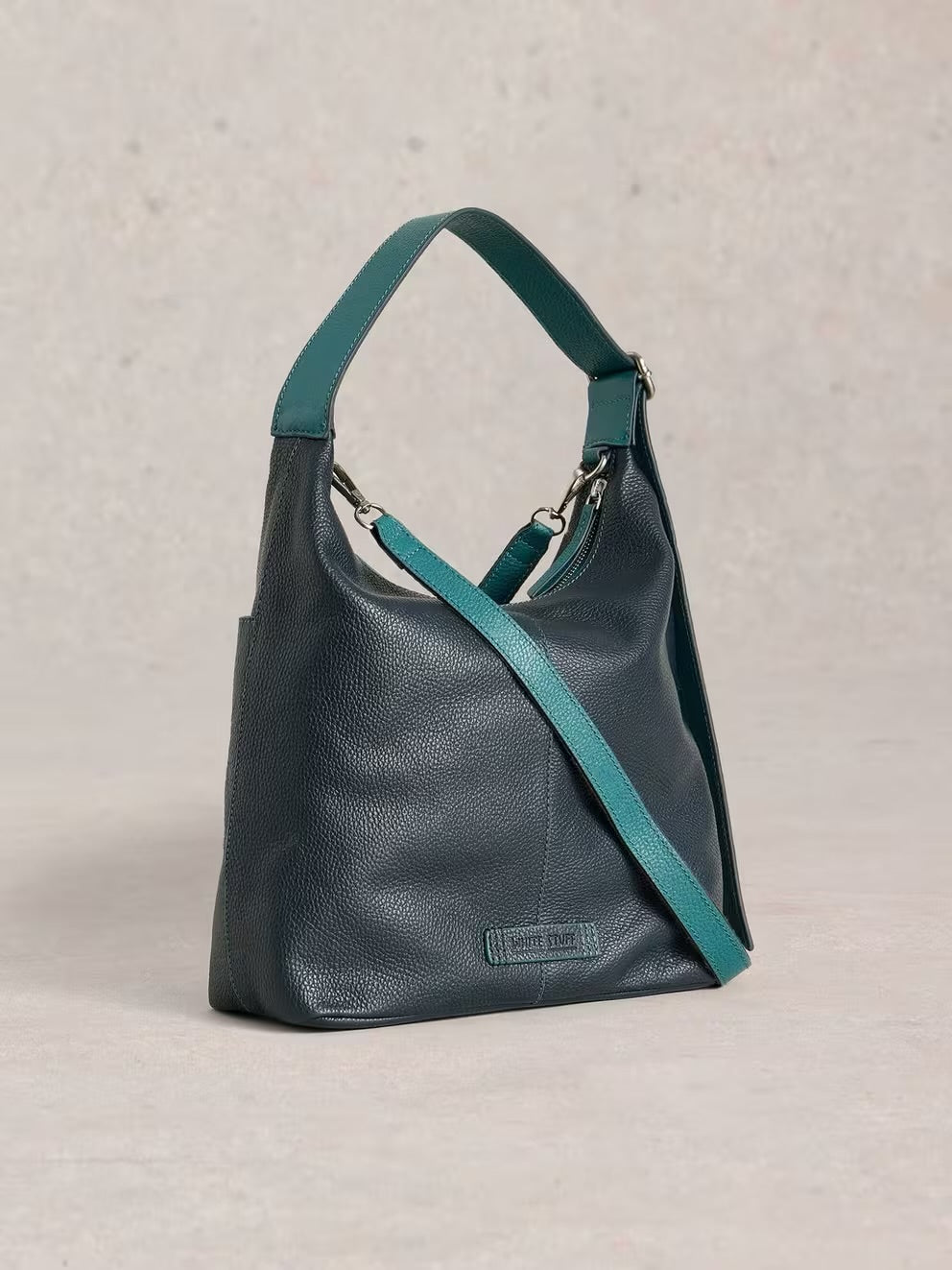 White Stuff Womens Sophia Leather Bag 444908 Dark Navy Accessories ONE SIZE / Navy