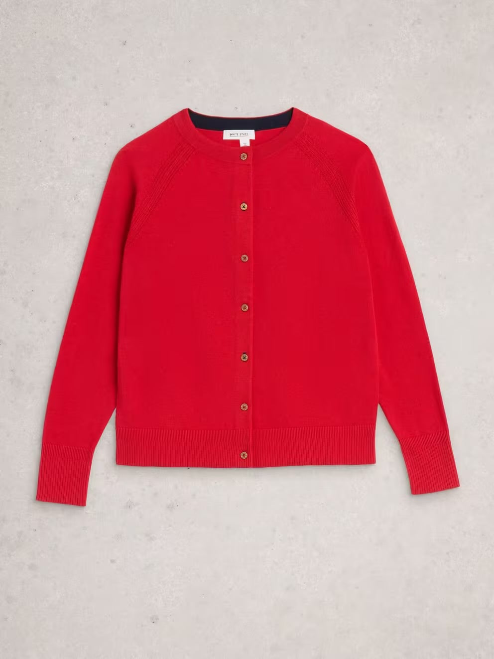 White Stuff Womens Lulu Cardigan 444074 Mid Red Clothing UK8 / Red,UK10 / Red,UK12 / Red,UK14 / Red,UK16 / Red,UK18 / Red