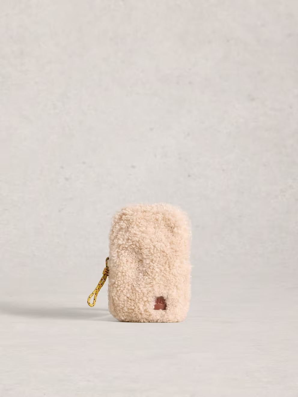 White Stuff Meadow Borg Phone Bag 444718 Natural Accessories ONE SIZE / Natural