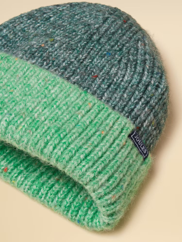 Joules Kids Colourblock Beanie Y30-507 Green Clothing 3-7YRS / Green,8-12YRS / Green
