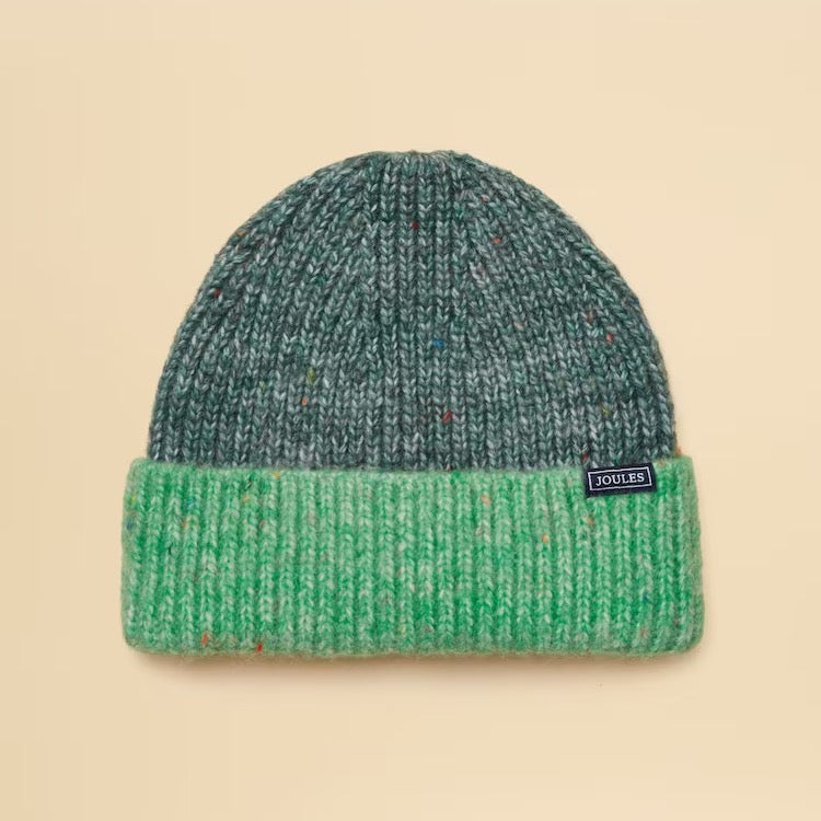 Joules Kids Colourblock Beanie Y30-507 Green Clothing 3-7YRS / Green,8-12YRS / Green