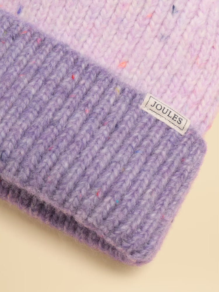 Joules Kids Colourblock Beanie V26-640 Lilac Clothing 3-7YRS / Lilac,8-12YRS / Lilac