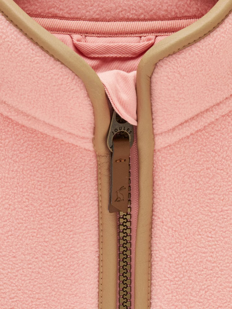 Joules Girls Heritage Gilet Y33-034 Pink Clothing 4YRS / Pink,5YRS / Pink,6YRS / Pink,10YRS / Pink